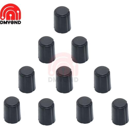 Potentiometer 50K Log 11.4x15MM D Hole Half Shaft Knob Rotation Switch Volume Control Knob Black In Stock Potentiometer Knob