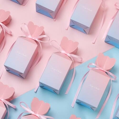 Hollow Butterfly pattern European creative wedding candy box Sweet Gift Candy Boxes for Wedding Baby Birthday Party Supplies