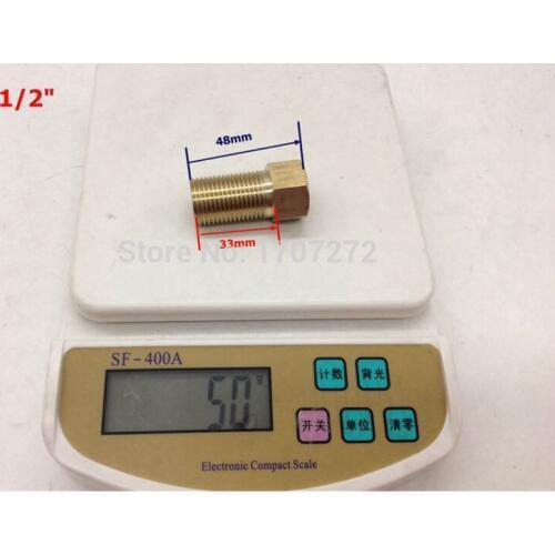 Free shipping connection straight 1/2" BSPP Male Pipe Brass Connector Fittings Adapter Coupler,copper fitting, brass fitting