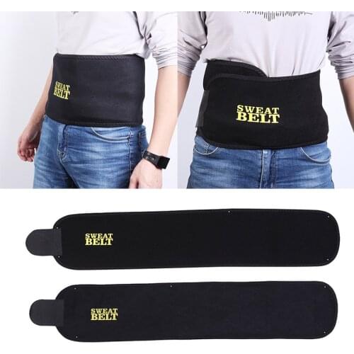 2/3mm Thickness Black Sweating Belts Neoprene Sports Safety Waist Support Slimming Sports Kidney Belt Sportswear Supplies