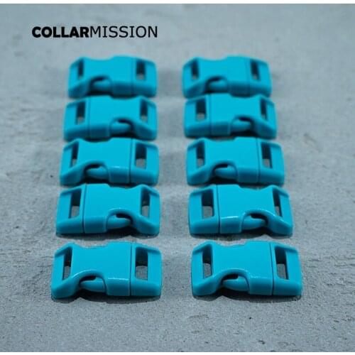 Retailing plastic release buckles for DIY dog collar tactical belts webbing outdoor camp DIY accessory 15mm lake blue CK15SJ11