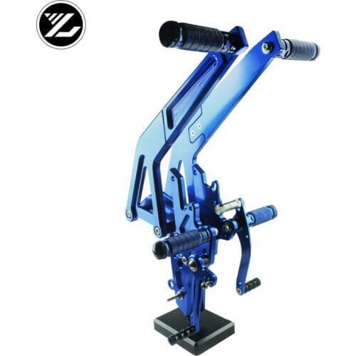 CNC Verstelbare Rearsets Achter Set Motorfiets Footrest Moto Pedaal pedal For Kawasaki Ninja 650R ER6F ER6N ER-6F 2012-2014