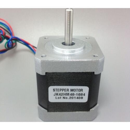 0.9 degree Nema 17 stepper motor 48mm 1.68A 0.44N.m 42HM48-1684 Nema17 stappenmotor 4.4kg.cm 4-lead for 3D printer