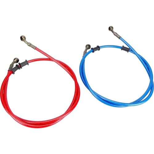 1pc Universal Motorcycle Hydraulic Brake Hose Line Steel Brake Cable Hydraulic Banjo Pipe 50-120cm Bike Racing Clutch Oil Hose
