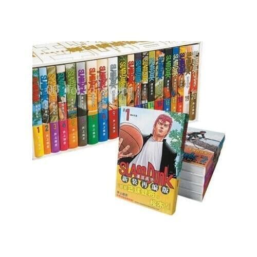 10 Books Slamdunk Volume 1-10, 10-20 Basketball Sports Funny Fantasy Manga Japan Jump Youth Comic Book Simplified Chinese