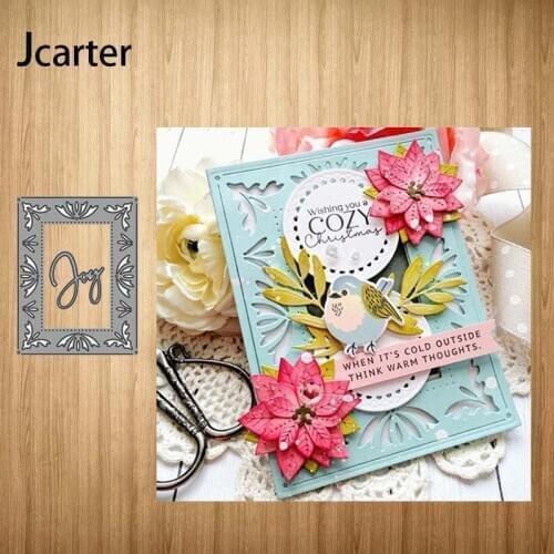 2020 New Arrival Rectangle Hollow Joy Letters Metal Cutting Dies Embossing Scrapbooking Stencil Craft Cut Dies For DIY Card Hand