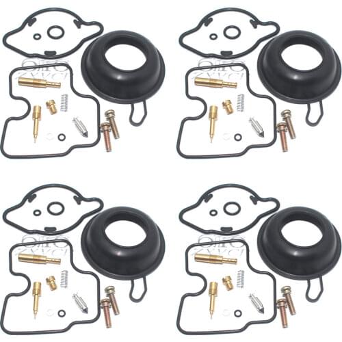 4 set for CB600F 1998-2006 CB 600 CB600 F 600F Motorcycle carburetor repair kit plunger diaphragm