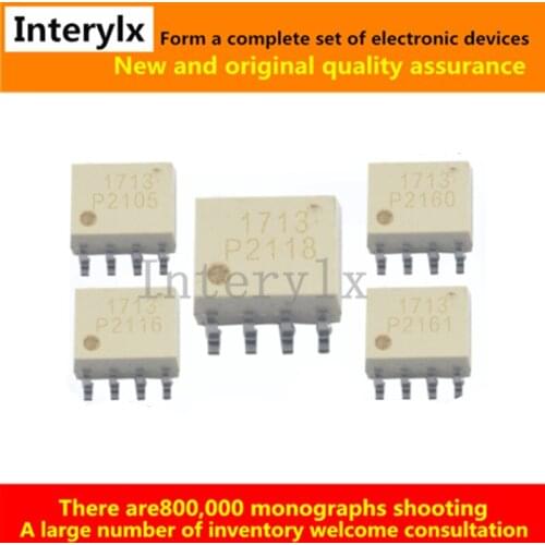 5Pcs TLP2160 TLP2161 TLP2118 TLP2116 TLP2105 (TP,F) SOP SMD-8 Photoelectric Coupling Isolator