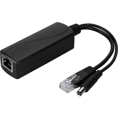 48V to 12V POE Connectors Adapter Cable Splitter Injector Power Supply for Huawei for Hikvision