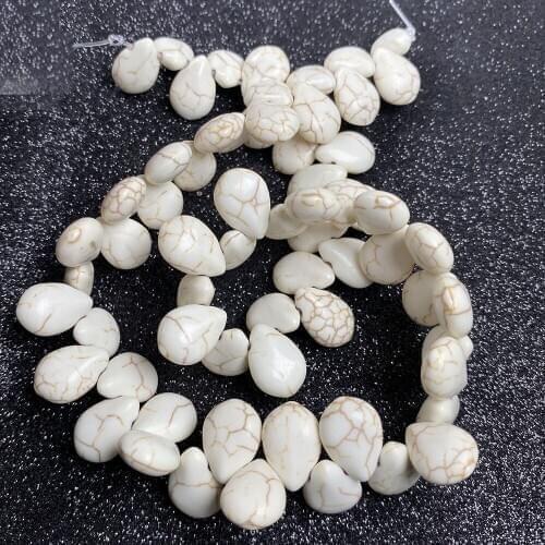 Natural Stone Water Drop Shape High Quality charm small Beads for Jewelry Making DIY Necklace Bracelet Accessories