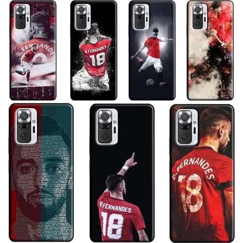 Bruno Fernandes fanart For Xiaomi Redmi Note 8 9 Pro Note 10 Pro 8T 9S Case Cover For Redmi 9T 9A 9C 7A 8A K40