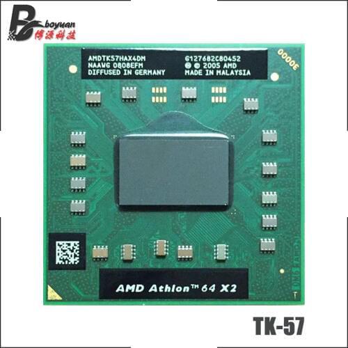 AMD Athlon 64 X2 TK-57 TK 57 TK57 1.9 GHz Dual-Core Dual-Thread CPU Processor AMDTK57HAX4DM Socket S1