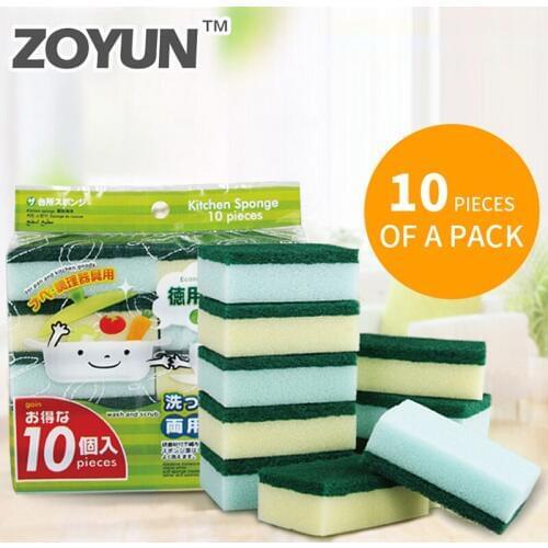 10pcs Melamine Magic Wipe Dish Sponge Scouring Cloth Dish Bowl Pot Pan Washing Sponge Kitchen Brush Cleaning Tools Accessories