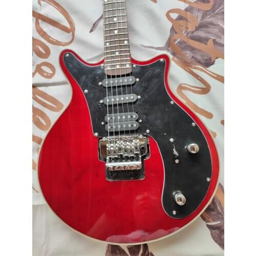 Classic fashion black red electric guitar, beginner professional performance package