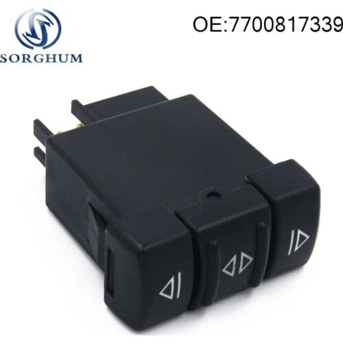 7700817339 Electric Window Control Switch Button For Renault 19 II Cabriolet Chamade Kasten