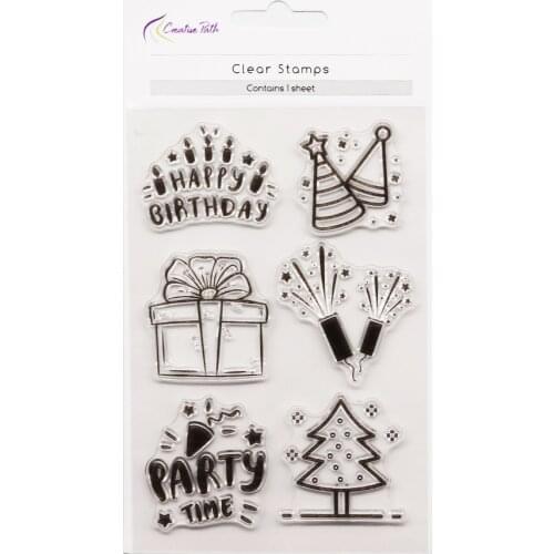 CRZCrafter Clear Stamps Seal Transparent Silicone Valentines Reusable DIY Crafts Scrapbooking Cardmaking Journaling Decorations