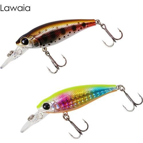 Lawaia Fishing Lures Floating Water Minor 58mm/5g Sound Steel Ball Road Asia Hard Bait Carp Cockerel Mouth Eyes For Crankbaits
