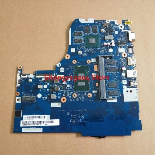 For lenovo 510-15ISK 310-15ISK Laptop Motherboard I3-6006U CG411 CG511 CZ411 CZ511 NM-A751 mainboard