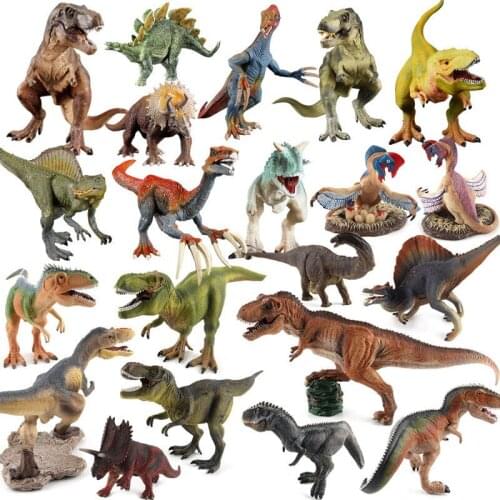 PVC material high imitation dinosaur model Jurassic Tyrannosaurus children model gift room decoration childrens cognitive toys