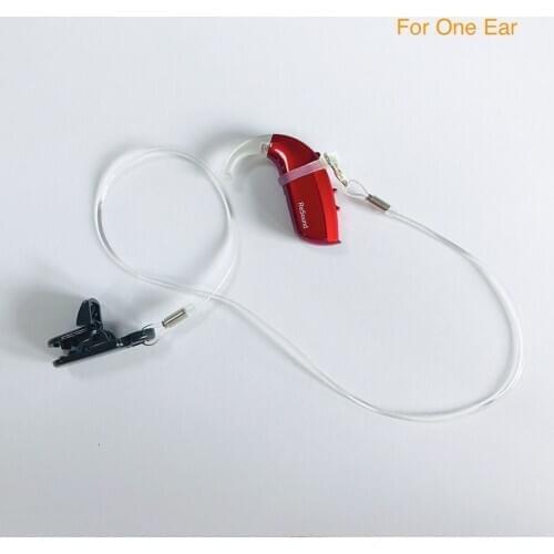 New BTE Hearing Aid Clip Protector super lightweight and flexible nylon line prevent hearing aids falling losing monaural