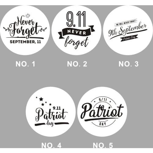 Wholesale 220PCS 4CM Festival Self Adhesive Wrapping Sticker Anniversary For 911 Cartoon Pattern Packing Circular/Round DIY