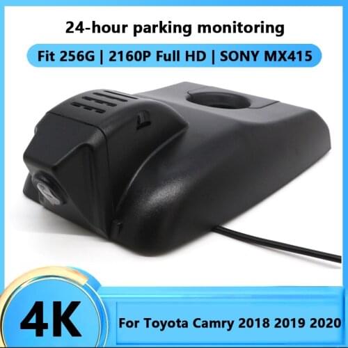 Hidden Driving Recorder Car Wifi DVR Camera For Toyota Camry 2018 2019 2020 Novatek 96672 Car Dash Cam Video Recorder Full HD 4K