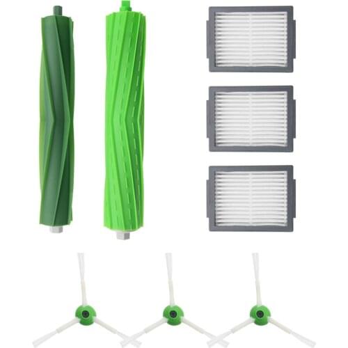Hepa Filter + Side Brush + Brush Roll for iRobot Roomba i7 E5 E6 Series Robot Vacuum Cleaner Replacement Spare Parts