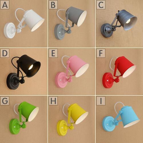 Modern art ball shape glass Wall Light Dia 18cm country style plated bronze retro wall lamp Sconce cafe restaurant Lamp Fixtures