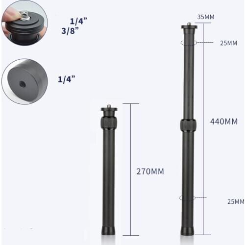 6 models telescopic stabilizer self-timer special extension rod Outdoor travel portable universal three-axis stabilizer rod