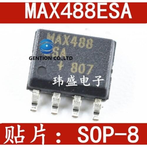 10PCS MAX488 MAX488ESA MAX488CSA receiver transceiver SOP-8 in stock 100% new and original