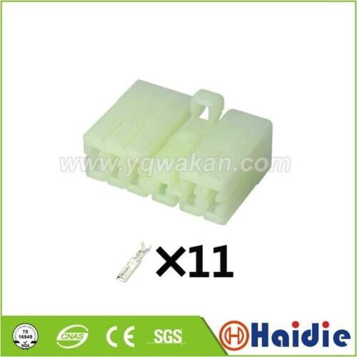 2sets 11pin auto electrical housing plug 172497-1 wiring harness plastic connector with terminals 172497-1