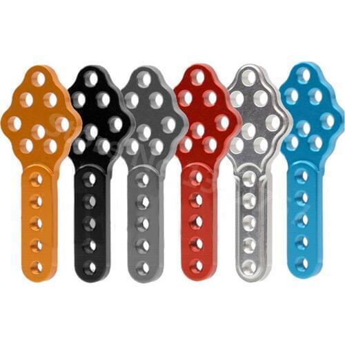 2PCS Adjustable Aluminum Alloy Dampers Shock Mount Multiple Angle For 1/10 Axial SCX10 TRX4 Rock Crawler 90046 RC Car Parts