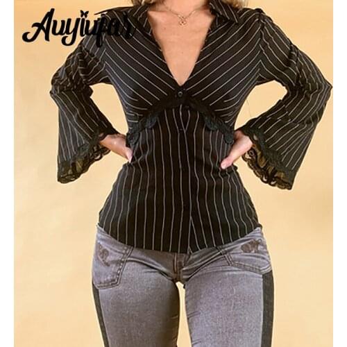 Женские полосатые футболки Auyiufar China At AliExpress