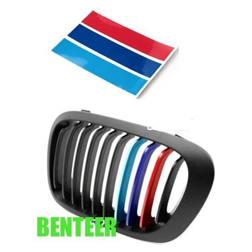 Car sticker power motorsport Car head sticker M Emblem for BMW E39 E46 E39 E90 E60 E30 X1 X5