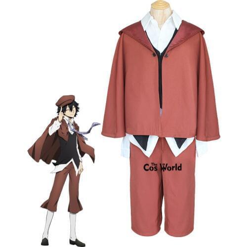Bungo Stray Dogs Edogawa Ranpo Cloak Vest Shirt Pants Uniform Outfit Anime Cosplay Costumes