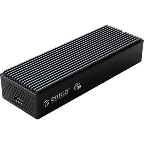 ORICO LSDT 20Gbps M.2 NVME SSD Case with Built-in Cooling Fan Type-C M2 NVME SSD Enclosure For M.2 NVME 2230 2242 2260 2280 SSD