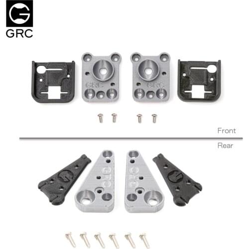 GRC Headlight Taillight Mounts Front Rear Lamp cups Holders For 1/10 TRX4 Defender Upgrade parts accessories #GAX0036P GAX0037P