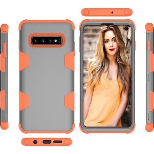 Hybrid Tough Phone Case For Samsung Galaxy S8 S9 S10e S10 Plus Shockproof Hard Armor PC Back Cover For Samsung Galaxy Note 8 9