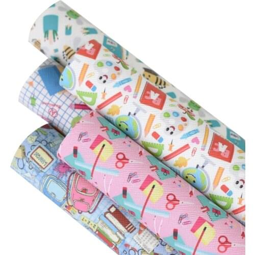 HSDLeather 20x34cm hsd- Genuine School series Synthetic Leather DIY Decorative