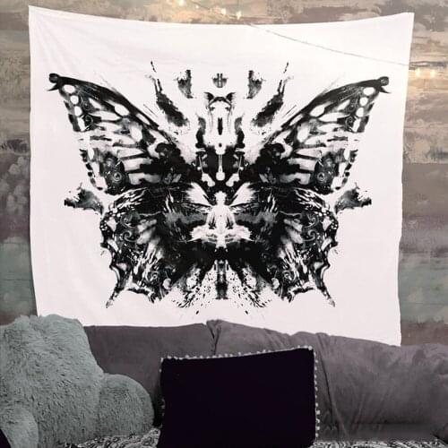 Mandala Tpestry Hanging Cloth Moon Butterfly Watercolor Background Cloth Woods Dormitory Room Decoration Cloth