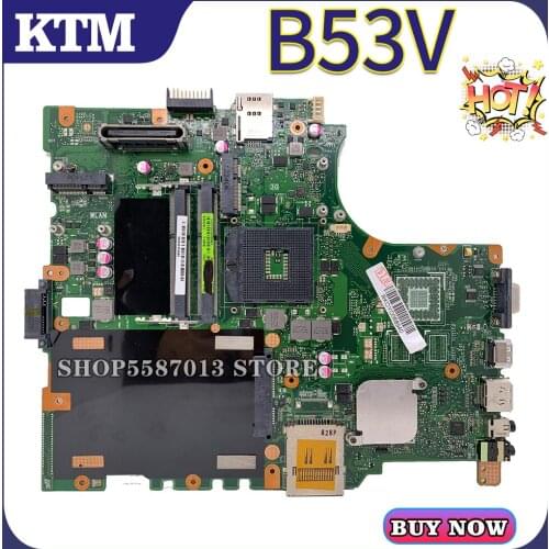 KEFU Motherboards B53V Laptop motherboard for ASUS B53E original mainboard HM55