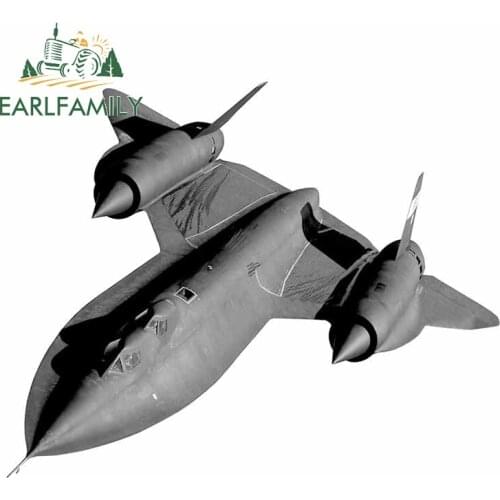 EARLFAMILY 13cm x 10.8cm for SR-71 Blackbird Flying Car Sticker Auto Motorcycle Decal Occlusion Scratch Graffiti Car Assessoires