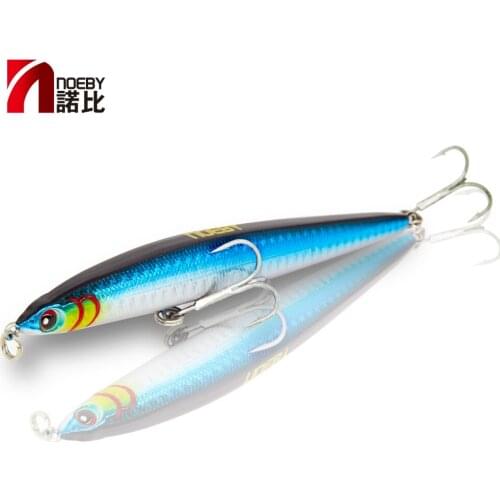 NOEBY Long Casting Pencil Bait 125mm 21.5g Fishing Lures Iscas Artificiais Pesca Leurre Souple Peche Fishing Wobbler Stickbait