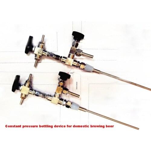 New Hot 304 Stainless Steel Pressure Device Beer Bottle Filler Home Brew CO2 Brewing Kit Home House DIY Beer Making Bar Tool