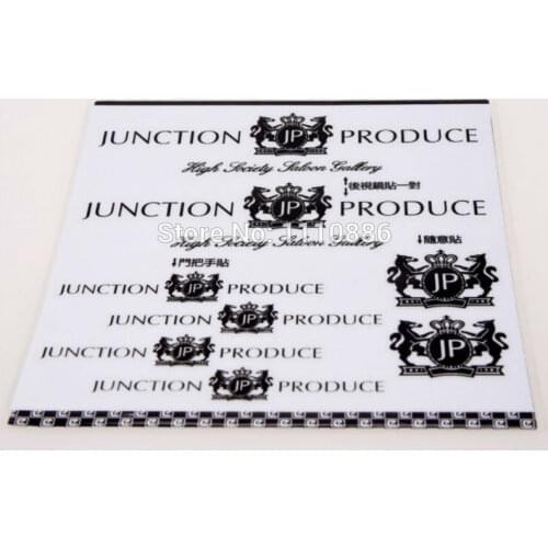 10 x Newest 3D Junction Production Car Styling Decal Decoration Stickers Decal for Tesla Toyota Chevrolet Volkswagen Lada