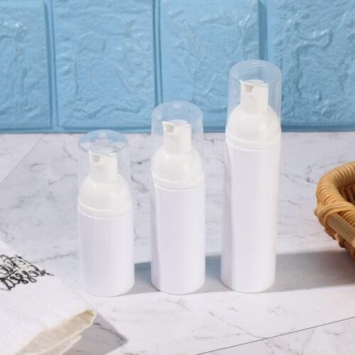 30/50/80ml Plastic Liquid Foam Pump Bottle Container Empty Cosmetic Bottle Cleaner Soap Lotion Shampoo Shower Gel Dispenser