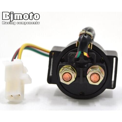 BJMOTO Motorcycle YFM100 YFM200 YFM300 Starter Relay Solenoid For Yamaha YFM 80/G Badger YFM 100 200 225 250 350 Big Bear 400