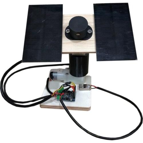 Solar Energy Tracking System Light Tracker Photovoltaic Sunflower Solar Panel Educational Development Interest Cultivation