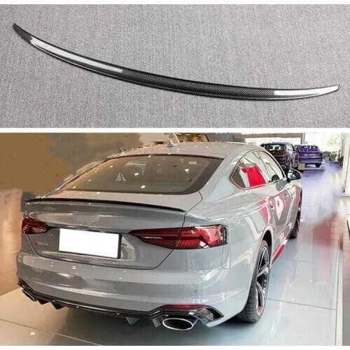 Carbon Fiber Spoiler For AUDI A5 S5 RS5 B9 Sportback 2017 2018 2019 2020 2021 Wing Lip Spoilers Car Accessories