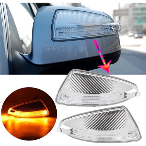 LED Side Mirror Turn Signal Light for Mercedes-Benz W204 W164 ML300 ML500 ML550 ML320 Door Wing Rearview Rear View Mirror Lamp